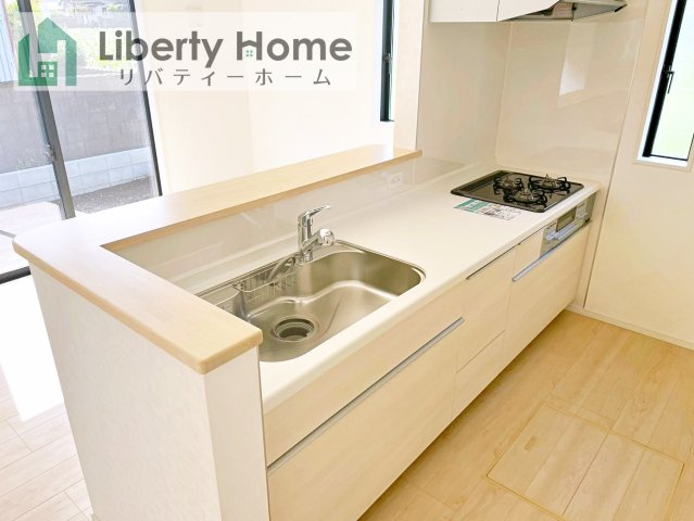 ひたちなか市津田第3　3号棟　新築戸建のキッチン