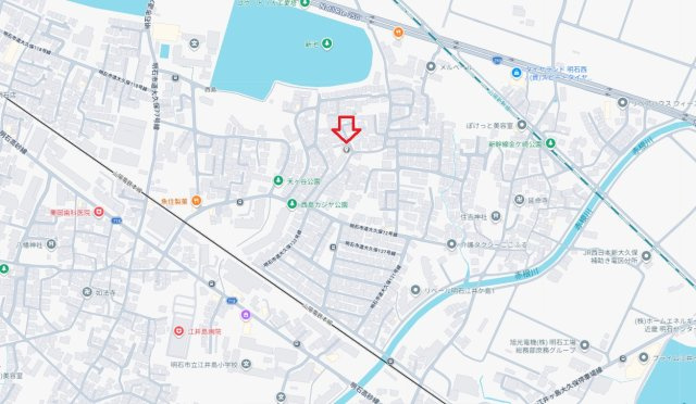明石市大久保町西島　中古戸建の地図