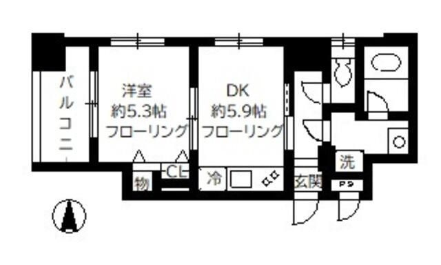 エルラッソ入谷の間取り