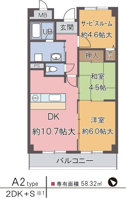 ラ・ペイナタールの間取り