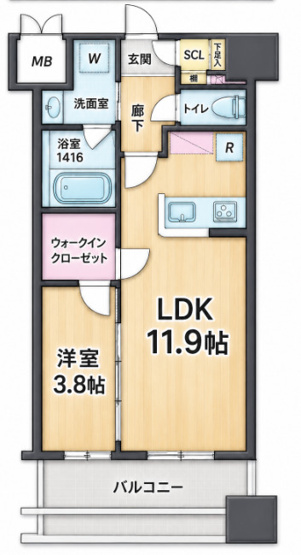 【間取り】 | グリュック平和