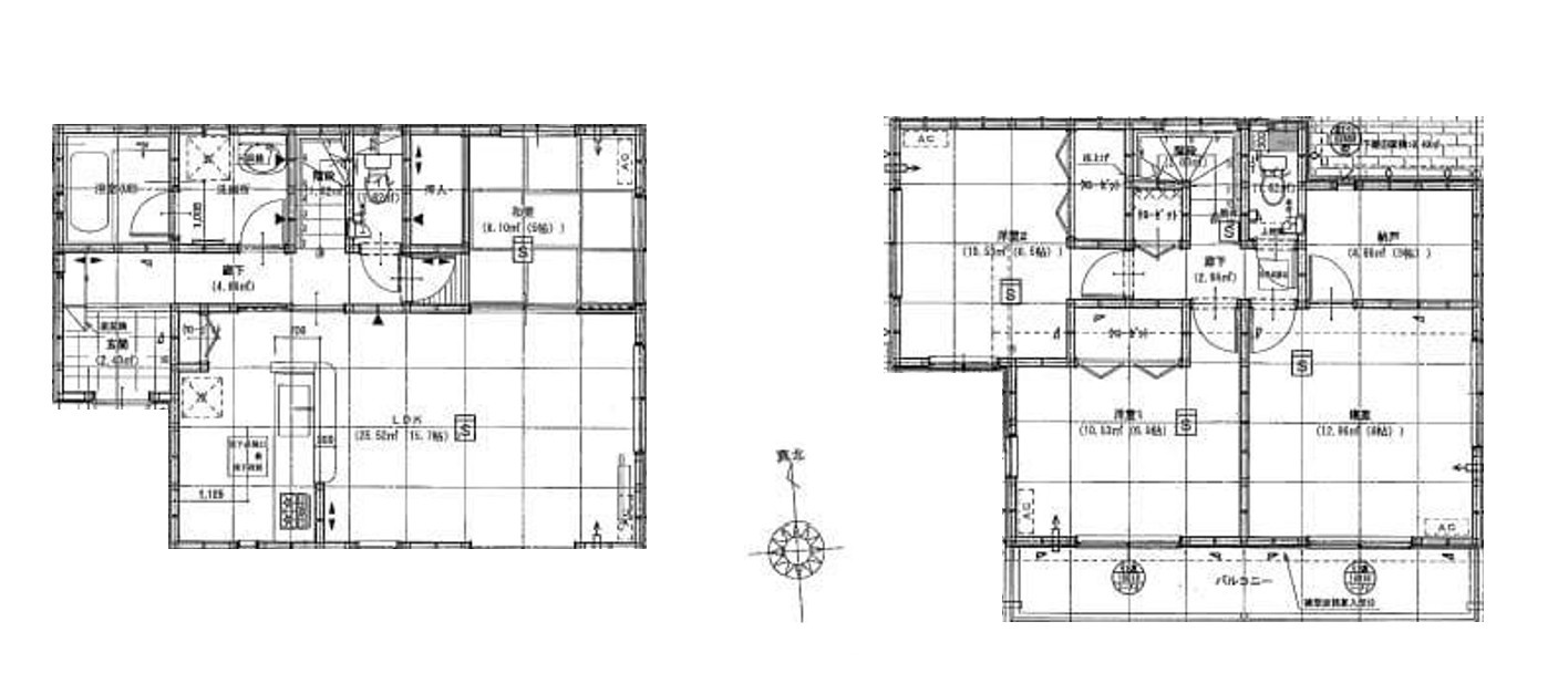 【中古戸建】伊勢崎市富塚町の間取り|■間取り図｜敷地面積：219.51（約66.4坪）　建物面積：102.06（約30.87坪）