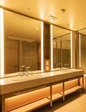 品川区上大崎２丁目の賃貸マンションの洗面所