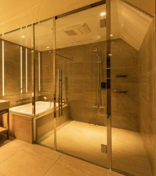 品川区上大崎２丁目の賃貸マンションの浴室