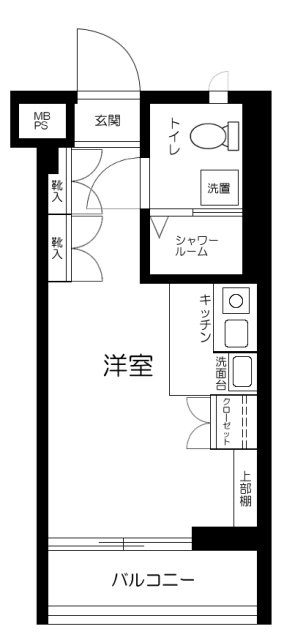 サポーレ阿佐谷の間取り