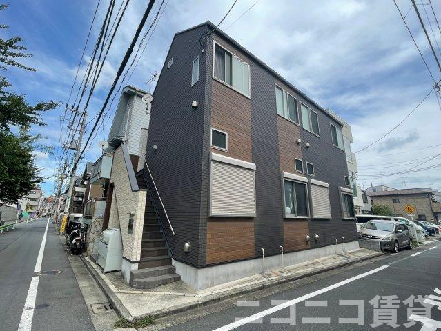 大田区東蒲田１丁目のアパートの外観