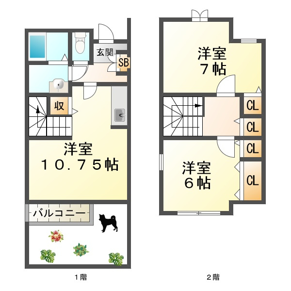 ルマージュ神戸1番館の間取り