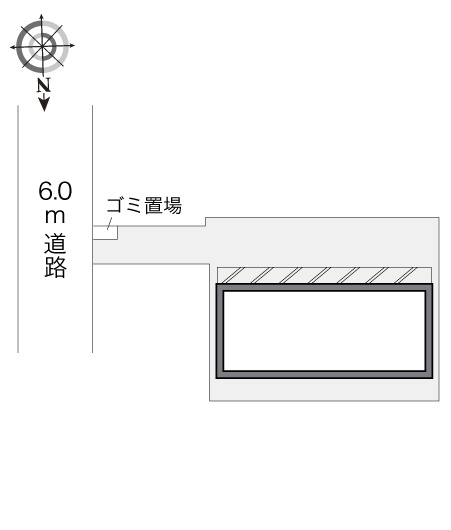 レオパレスシャルマン中野の区画図