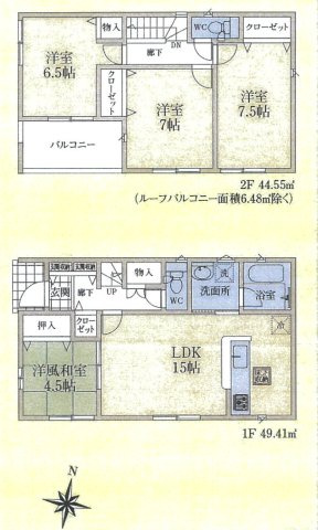 飯能市笠縫・全5棟　新築一戸建　3号棟
