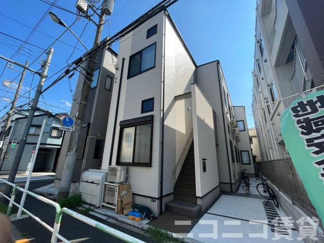 北区東十条５丁目のアパートの外観