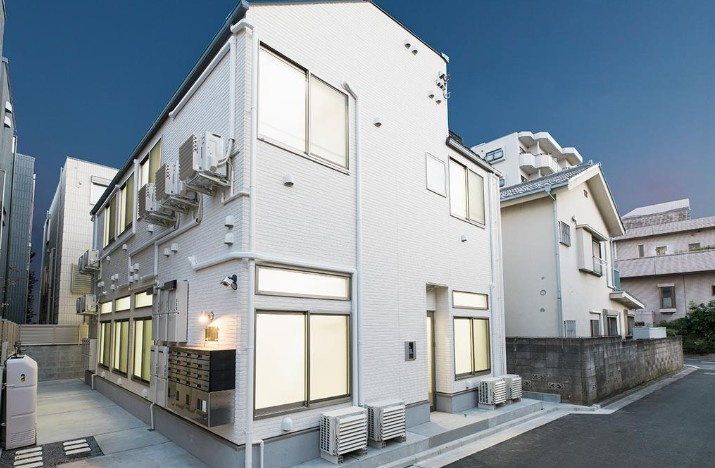 世田谷区深沢６丁目のアパートの外観