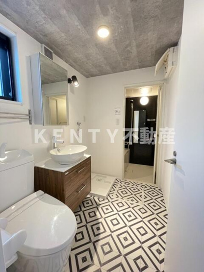 【洗面所】 | グランニール不動前 | ゆったりとスペースのある洗面所