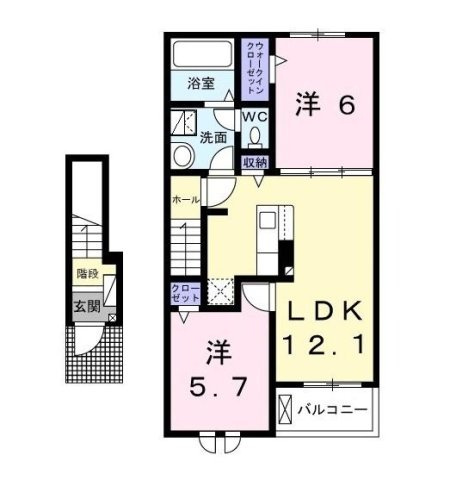 【間取り】 | タートルヒルズ５ｔｈ