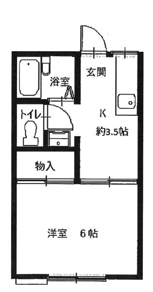 タウニィ石原の間取り