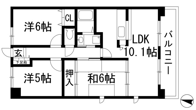【間取り】 | コスモカウンティ2