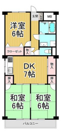 ヴィエント信和の間取り