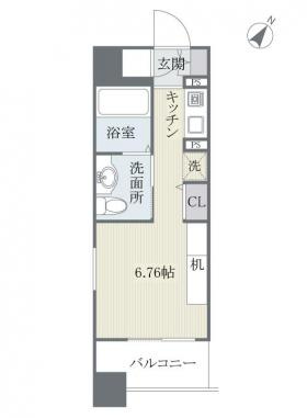 フェルト627の間取り|使いやすい間取りです。