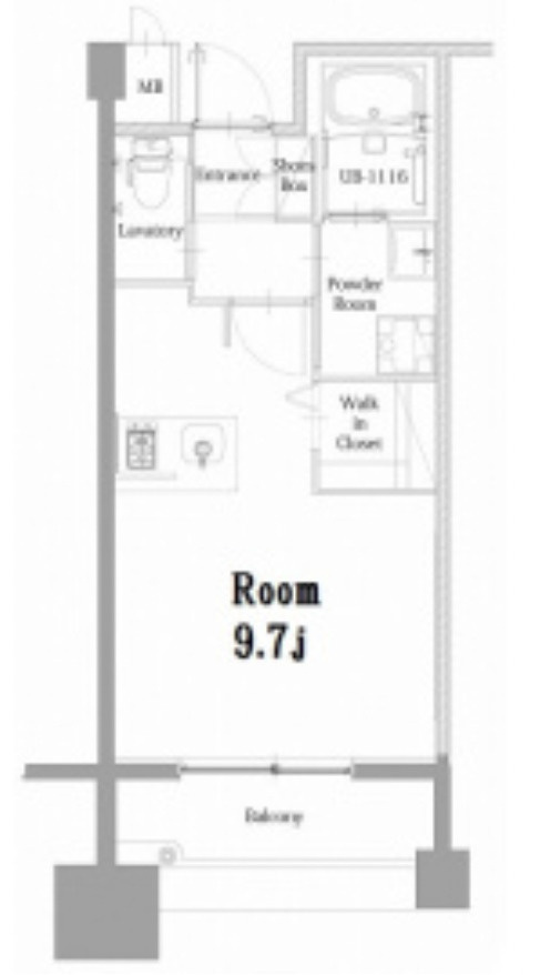エンクレスト呉服町の間取り|使いやすい間取りです。
