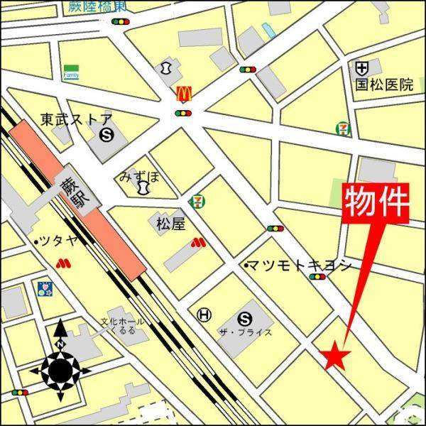 Ｂｒｉｌｌｉａ蕨の地図