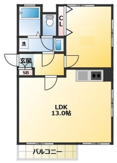 【間取り】 | 山口第二ビル | 間取りです。