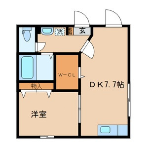コンフォートの間取り|間取りです。
