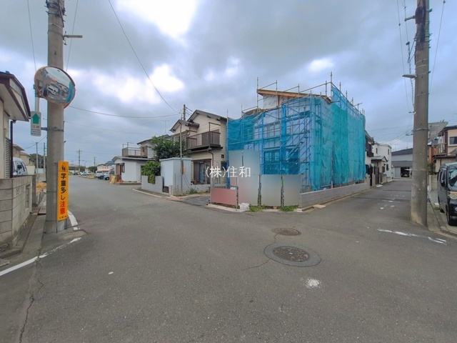 【新築分譲住宅】川越市木野目2期の前面道路含む現地写真