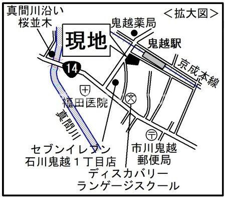 レオステーションフロント鬼越の地図