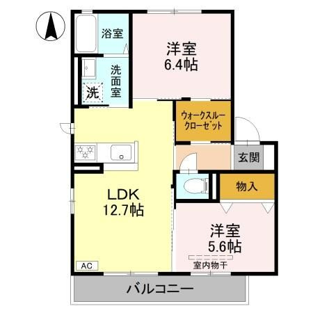 【間取り】 | rivage　B