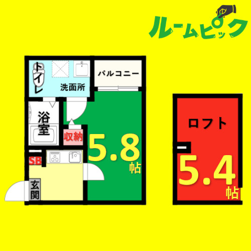 venusta　名古屋市賃貸　仲介手数料無料の間取り
