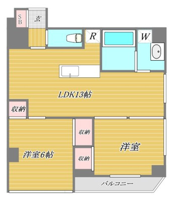 【その他】 | ラ・プラージュ | 間取りです。