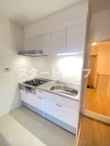 大阪市淀川区木川東４丁目の賃貸マンションのキッチン