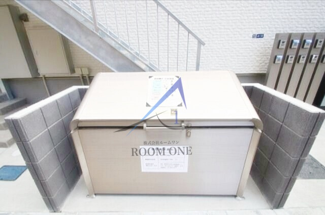 第二コーポ青山のその他共用部分|敷地内ごみ置き場です。