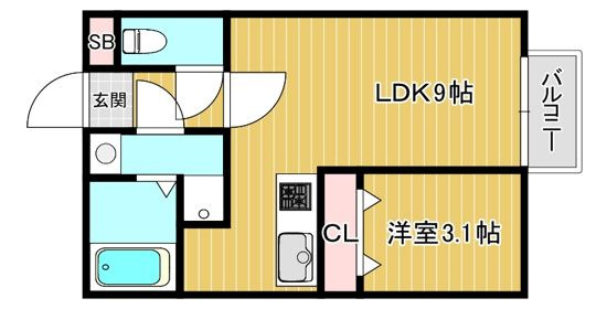 Patina千早の間取り