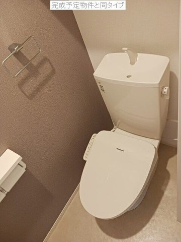 ヴィラＫ　Ⅶのトイレ|落ち着いた色調のトイレです