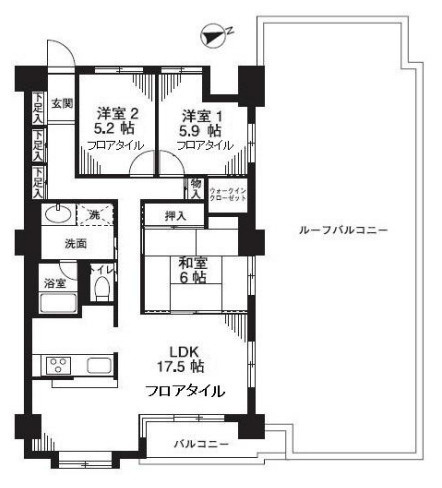 【間取り】 | サンクレスト石神井公園