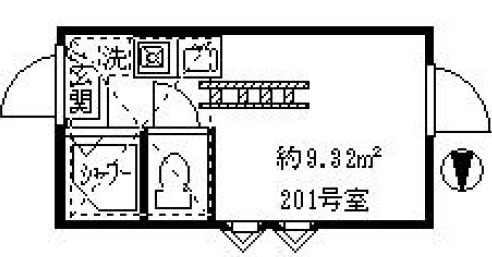 フェリスアクアの間取り|敷金礼金ゼロ☆初期安☆