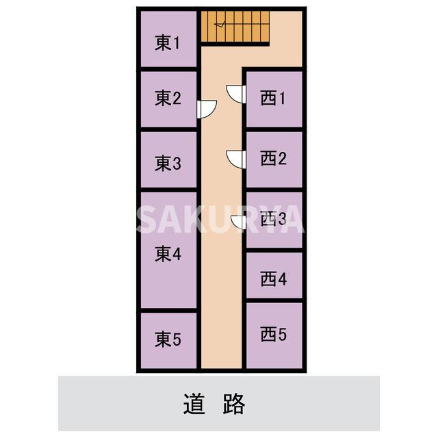 南銀座名店街の区画図