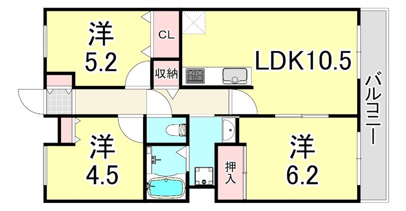 アメニティ大将軍の間取り