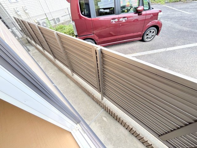 プリメーラ石井城Ⅲのバルコニー