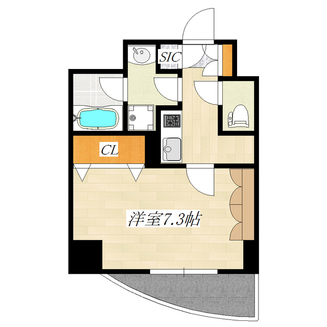 ベルグレード王子の間取り|間取りです