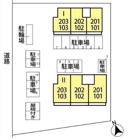 【区画図】 | セジュール片町　Ⅰ