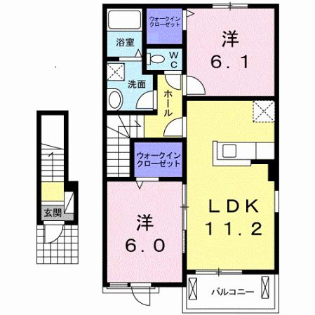 レイナ　Ⅲの間取り