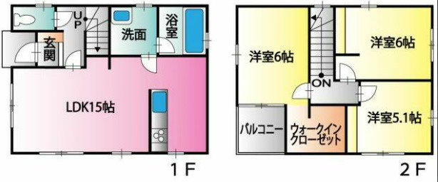 クラシオタウン の間取り