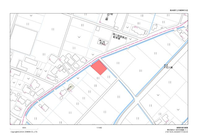 網津町土地の地図