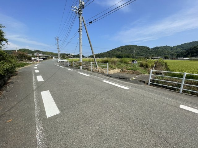 網津町土地の前面道路含む現地写真