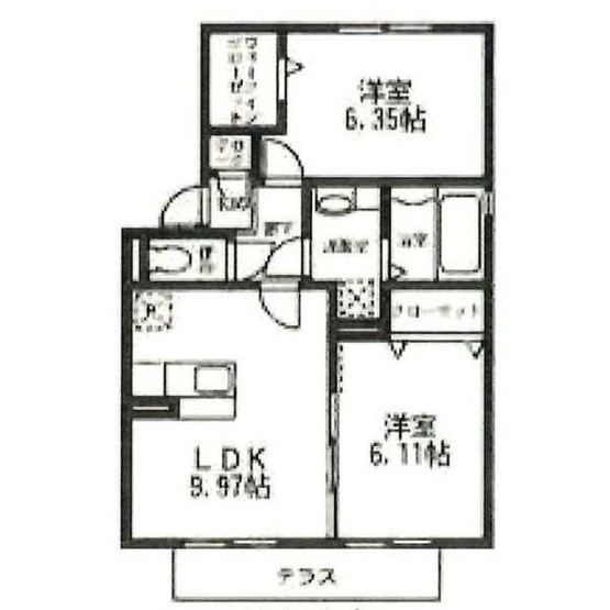 【間取り】 | サン アベニール 