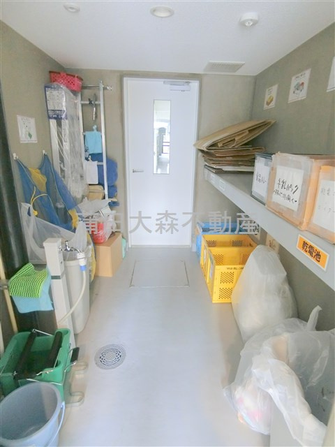 GE大田多摩川のその他共用部分|曜日時間関係なくゴミ出し可能な敷地内ゴミ捨て場