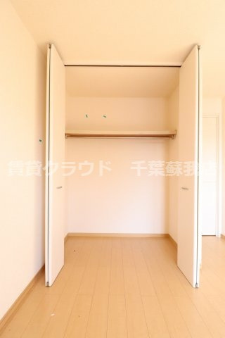プレジールⅢの収納|ハンガーラック付きの収納完備！