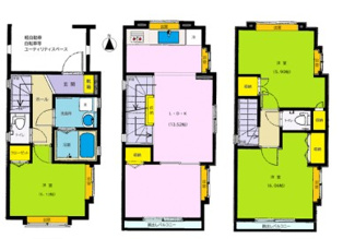 【間取り】 | 大崎一戸建 | 間取りです。