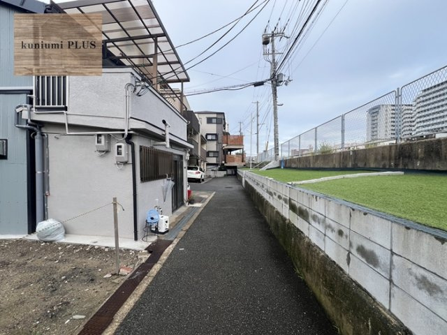 大阪市城東区今福南2丁目の前面道路含む現地写真